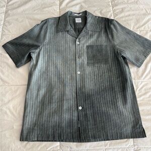Todd Snyder Green Camp Collar Shirt